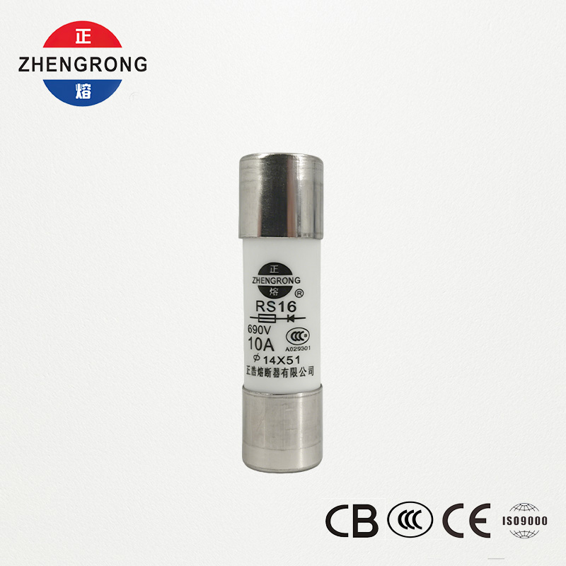 14*51mm 500V 10A RS16 High Breaking Kapasitas Fuse