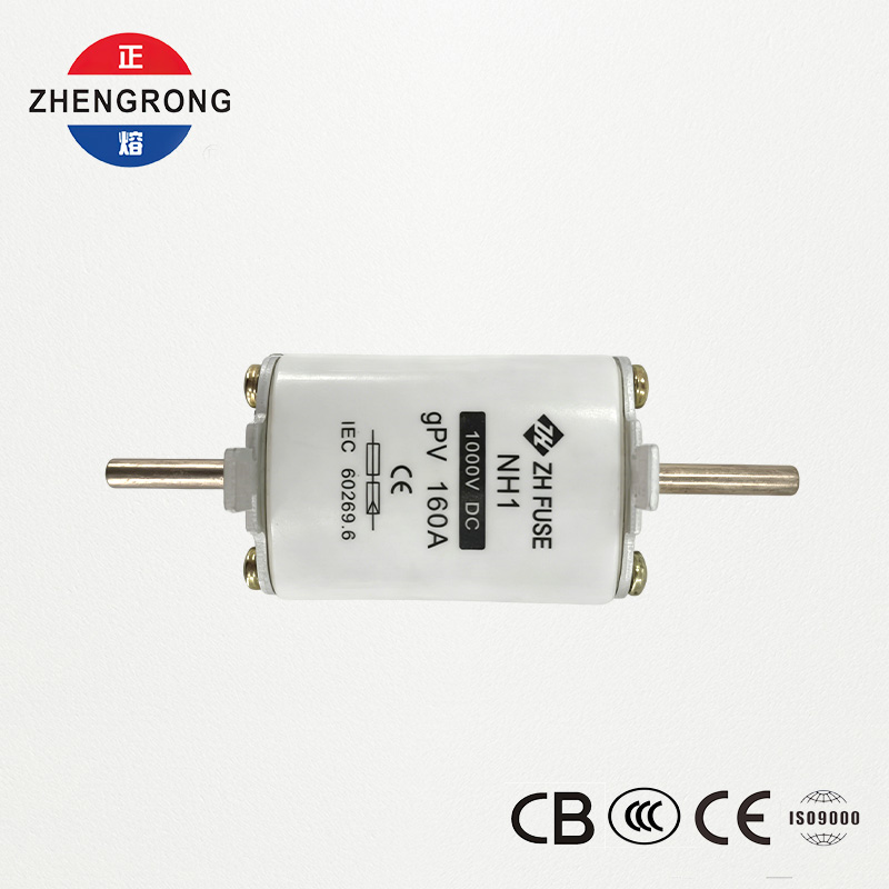 PV DC Sekring NH1 160A 1000V | CE & IEC 60269.6 Disetujoni kanggo Array Solar
