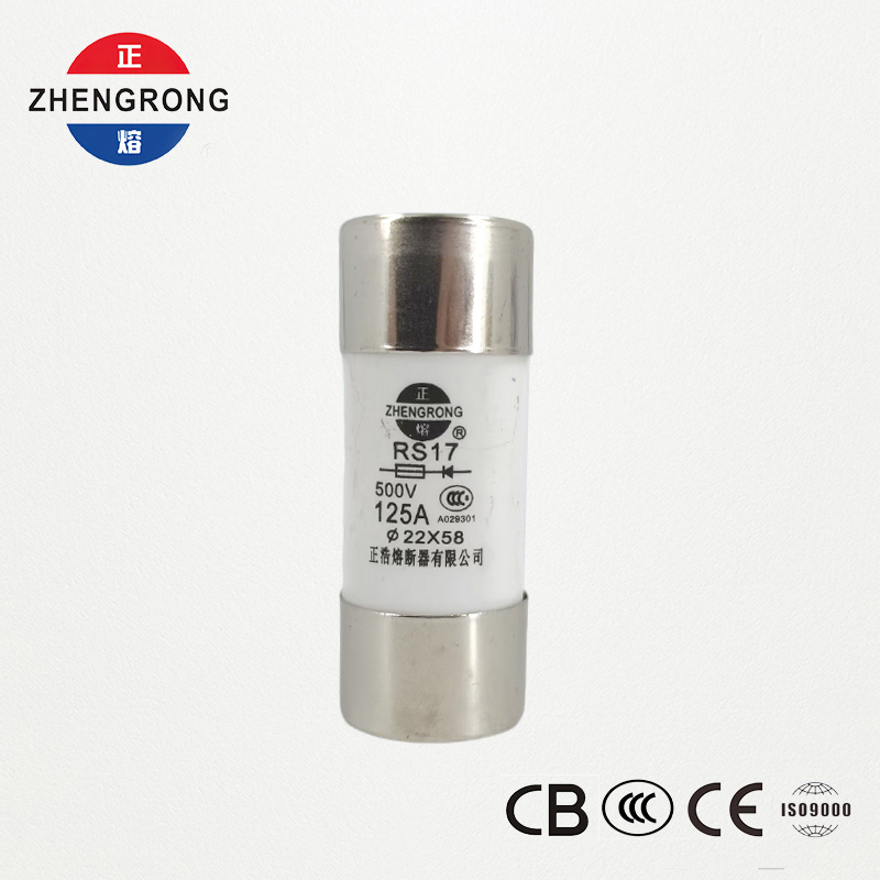 RS17 125A 500V Cylindrical Fast-Acting Fuse | 22*58mm | CCC Certified