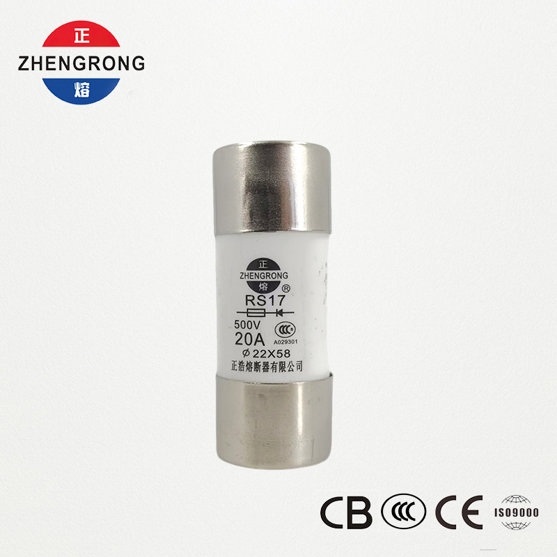RS17 20A 500V Cylindrical Fast-Acting Fuse | 22*58mm | CCC Certified