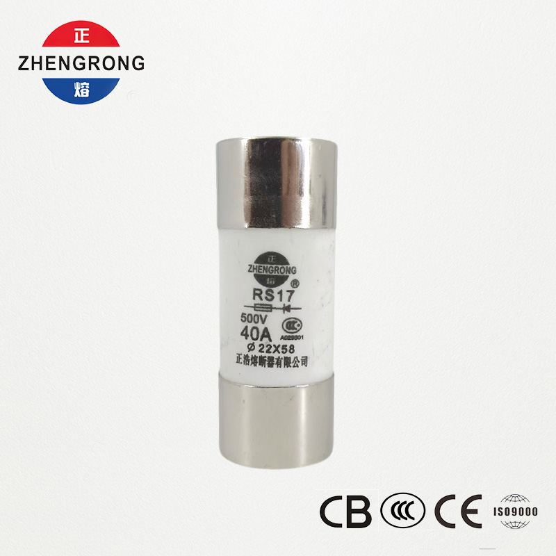RS17 40A 500V Cylindrical Fast-Acting Fuse | 22*58mm | CCC Certified
