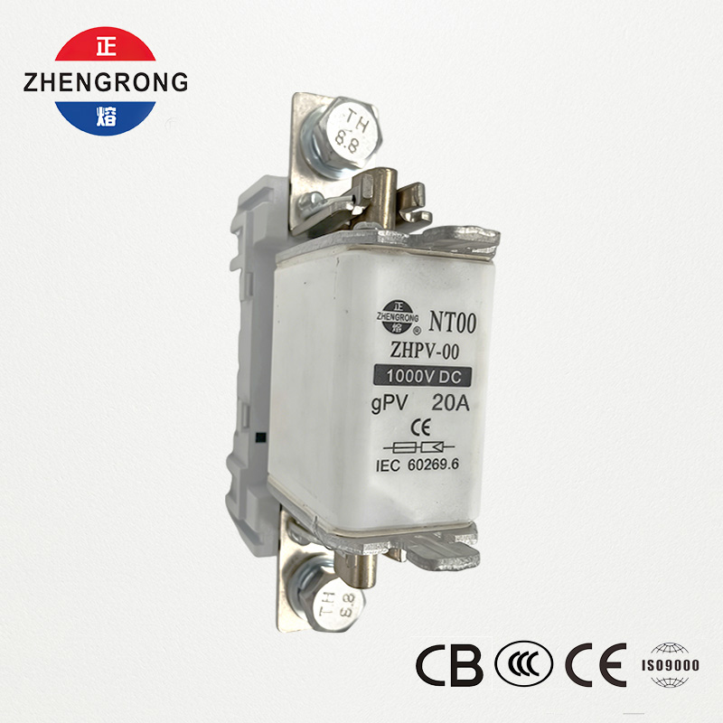 ZHPV-00 20A 1000V DC Photovoltaic Protection Fuse - Sertifikasi CE