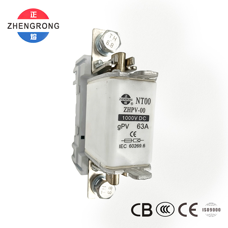 ZHPV-00 63A 1000V DC Photovoltaic Protection Fuse - Sertifikasi CE